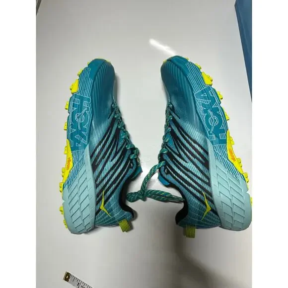 New NIB Women Hoka One Speedgoat 9 Turquoise Blue CBAB walk run sport athletic - Picture 5 of 12